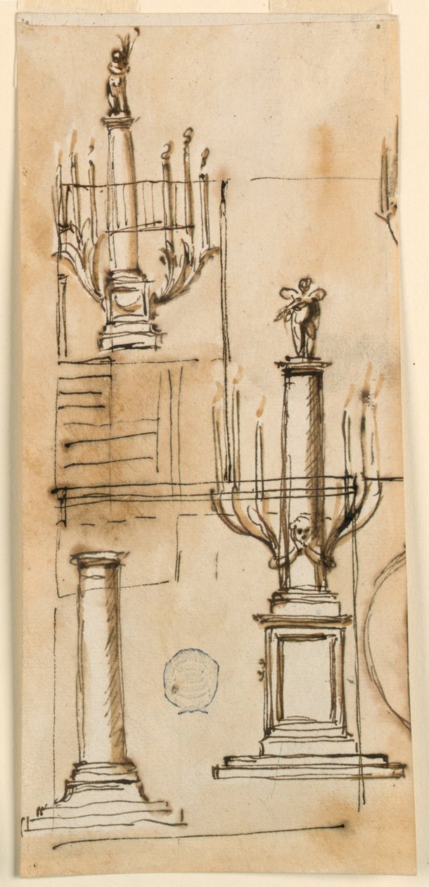 Gyertyatartók alkotó: Giuseppe Barberi