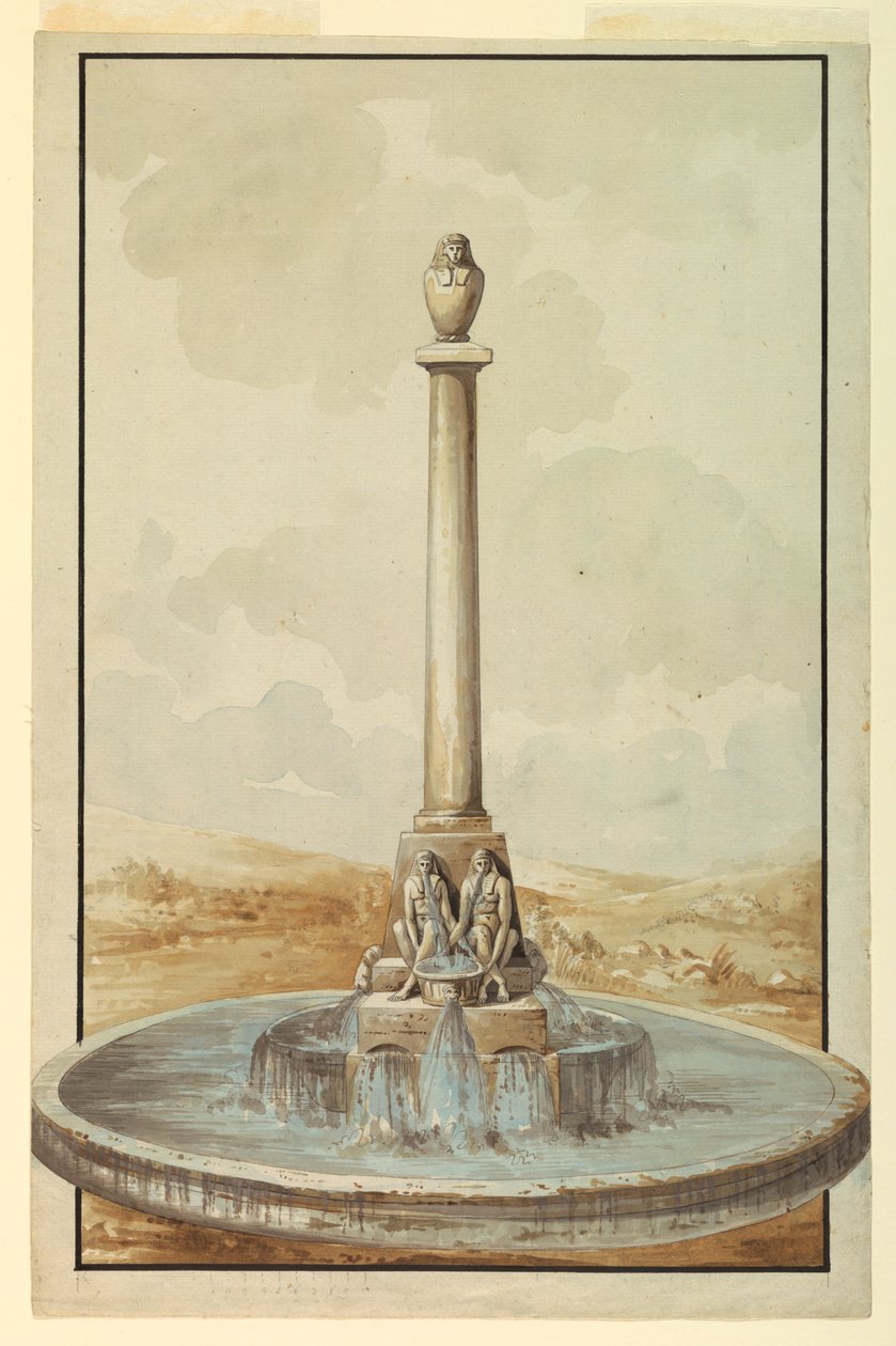 Design for Fountain Canopic Jar alkotó: Giuseppe Barberi