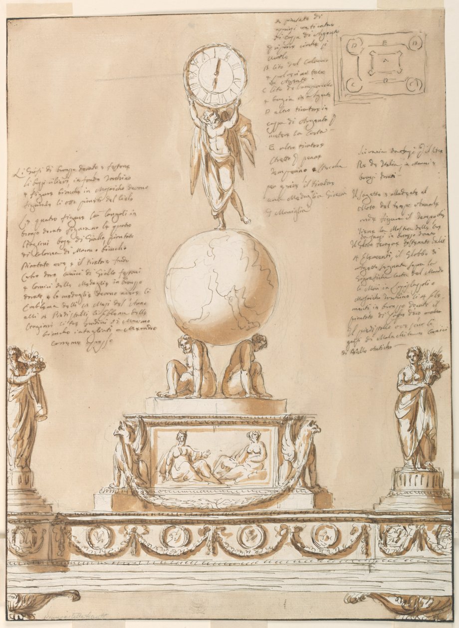 Eugène de Beauharnais olasz alkirály tintatartója alkotó: Giuseppe Barberi