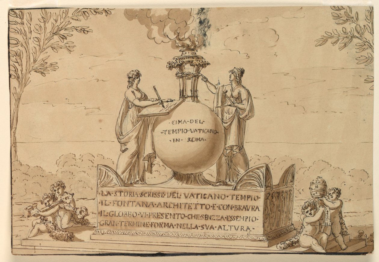 Carlo Fontana síremléke alkotó: Giuseppe Barberi