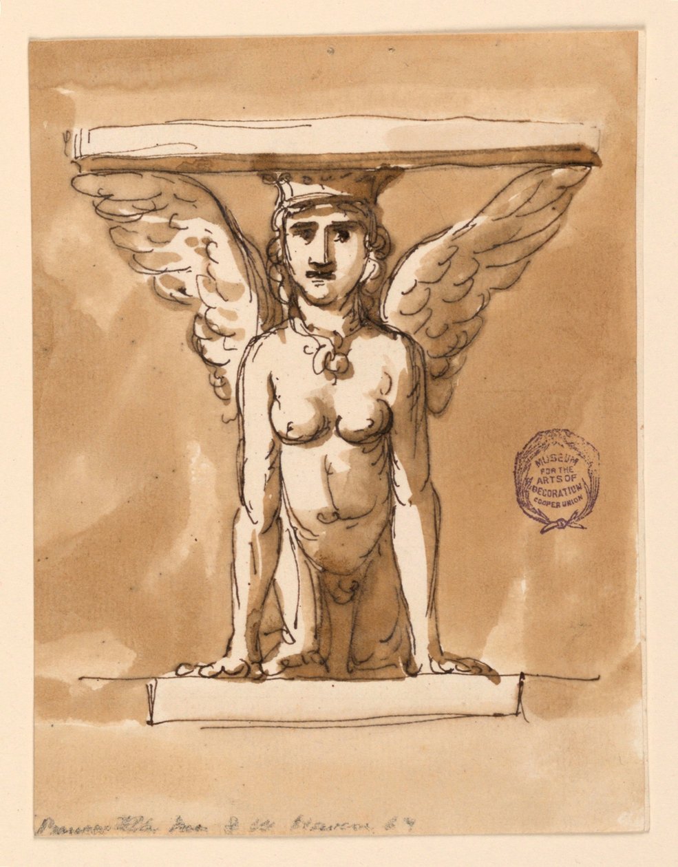 Asztal Sphinx alappal alkotó: Giuseppe Barberi