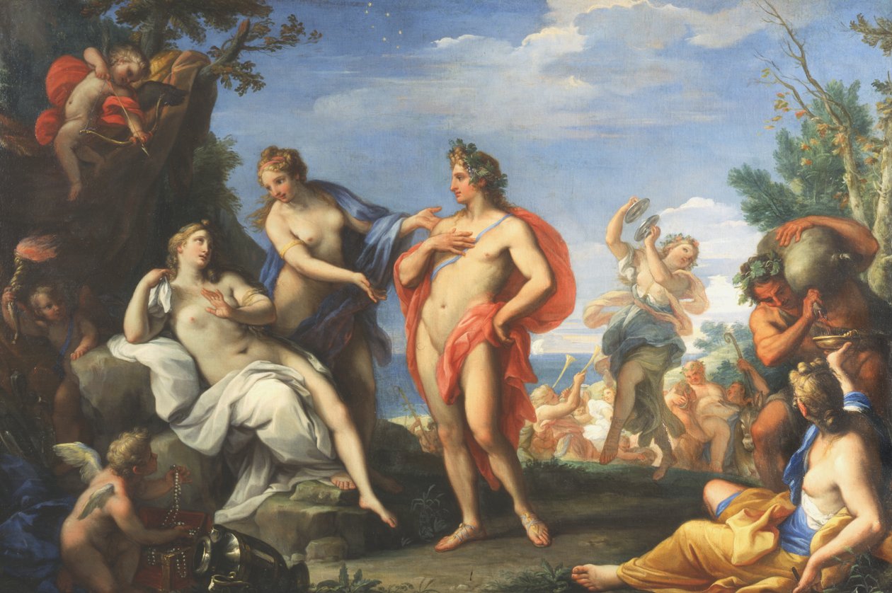 Bacchus és Ariadné alkotó: Giuseppe Bartolomeo Chiari