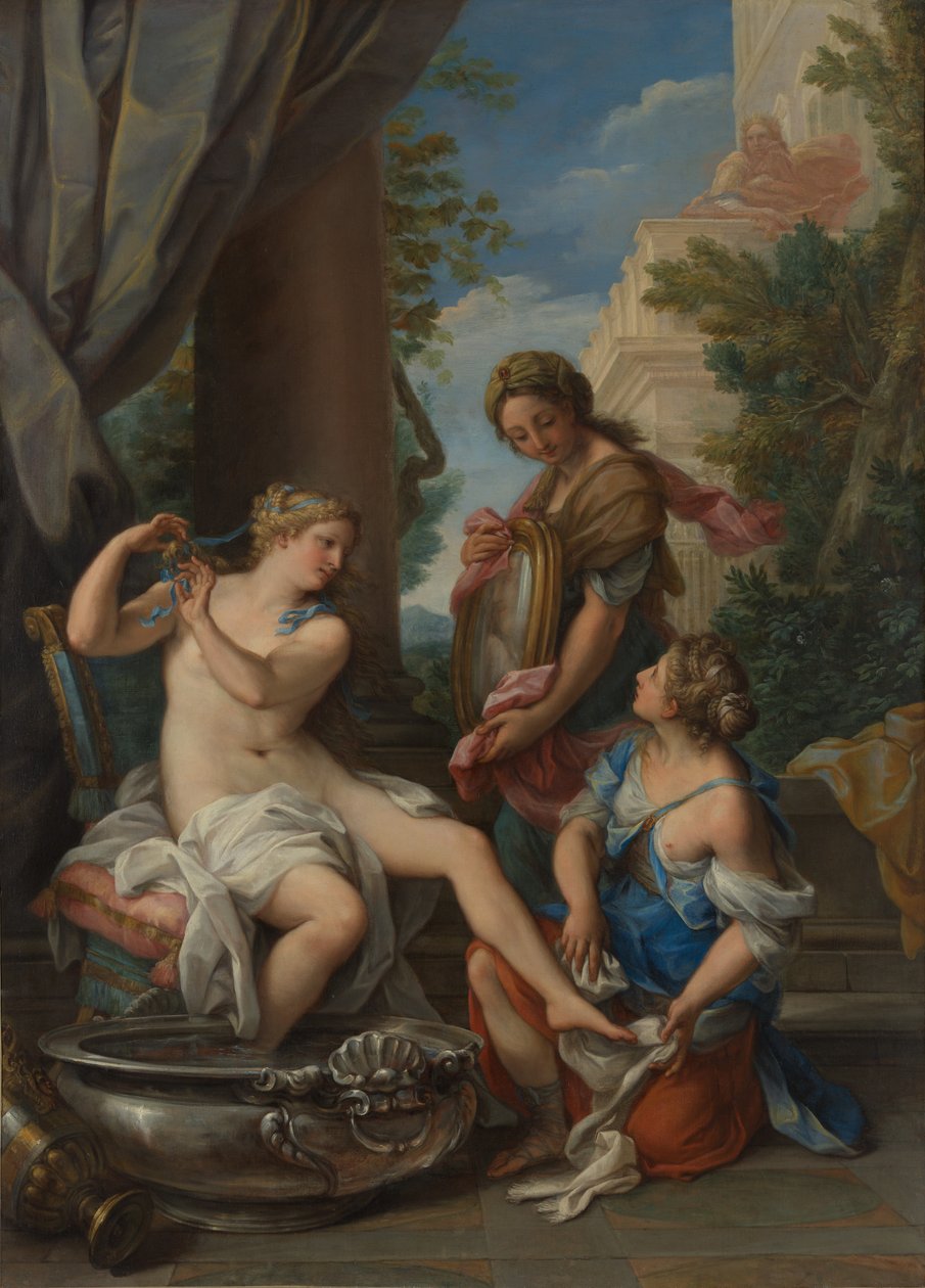 Bathsheba at Her Bath, kb. 1700. alkotó: Giuseppe Bartolomeo Chiari