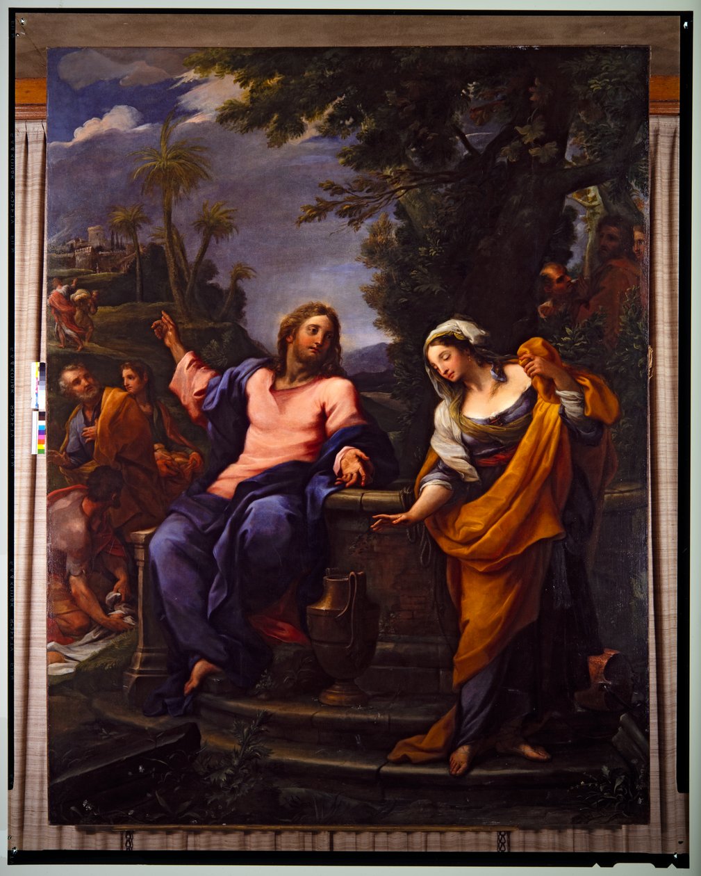 Krisztus és a szamáriai asszony (festmény) alkotó: Giuseppe Bartolomeo Chiari