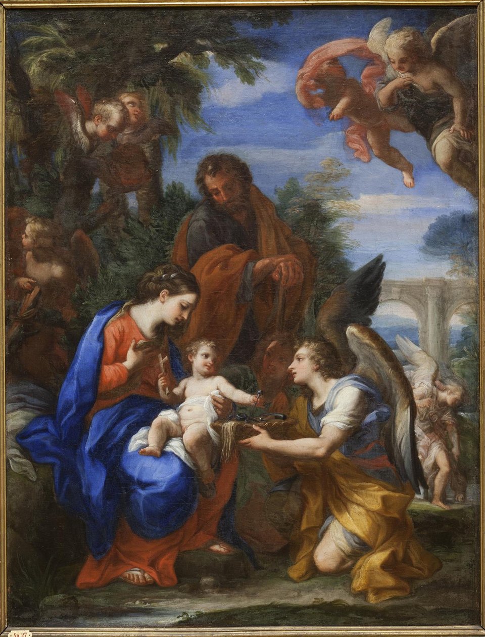 A többi az egyiptomi repülésen alkotó: Giuseppe Bartolomeo Chiari