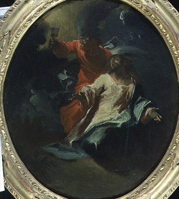 Krisztus az Olajfák hegyén, 1730 körül (olaj, vászon) alkotó: Giuseppe Bazzani