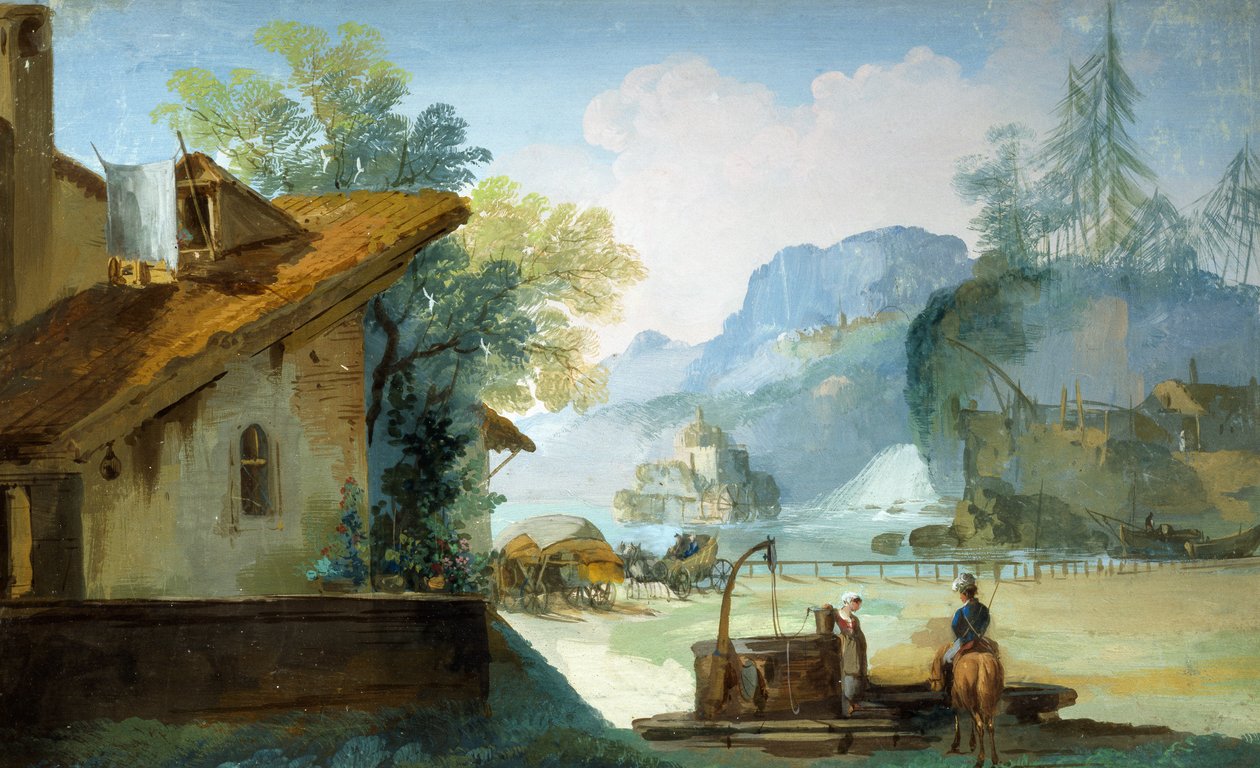 Kút szolgálólánya, Giuseppe Bernardino Bison (1762-1844) alkotó: Giuseppe Bernardino Bison