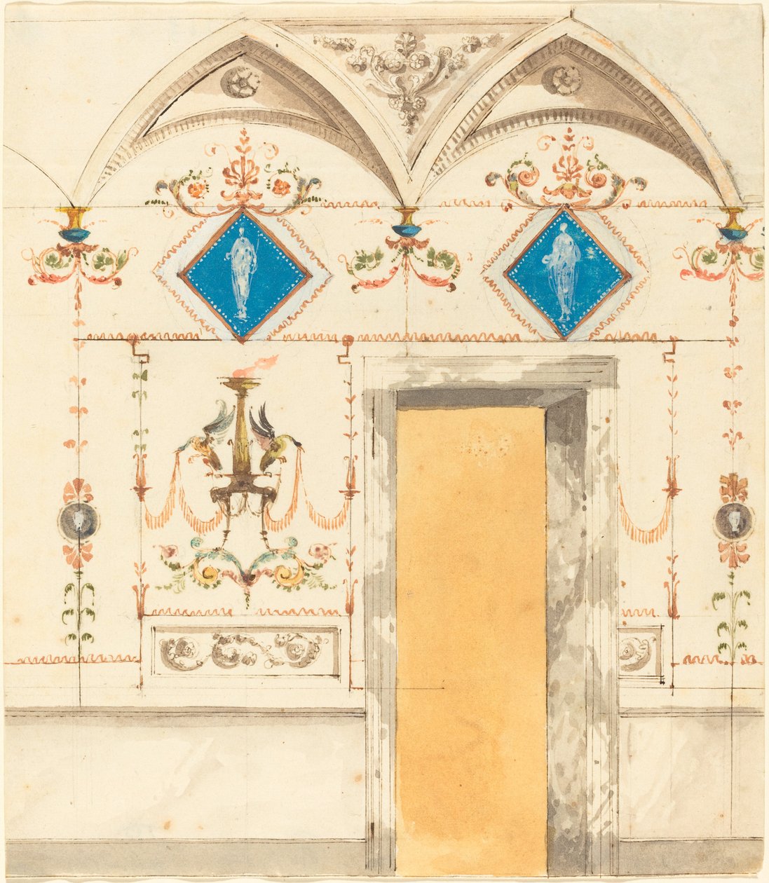 Pompei faldísz alkotó: Giuseppe Bernardino Bison