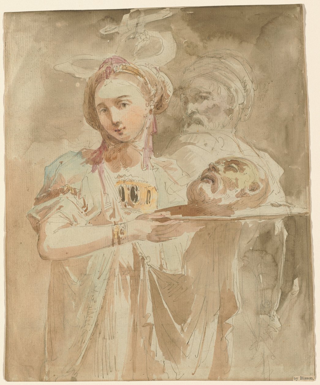 Salome Keresztelő Szent János fejével alkotó: Giuseppe Bernardino Bison