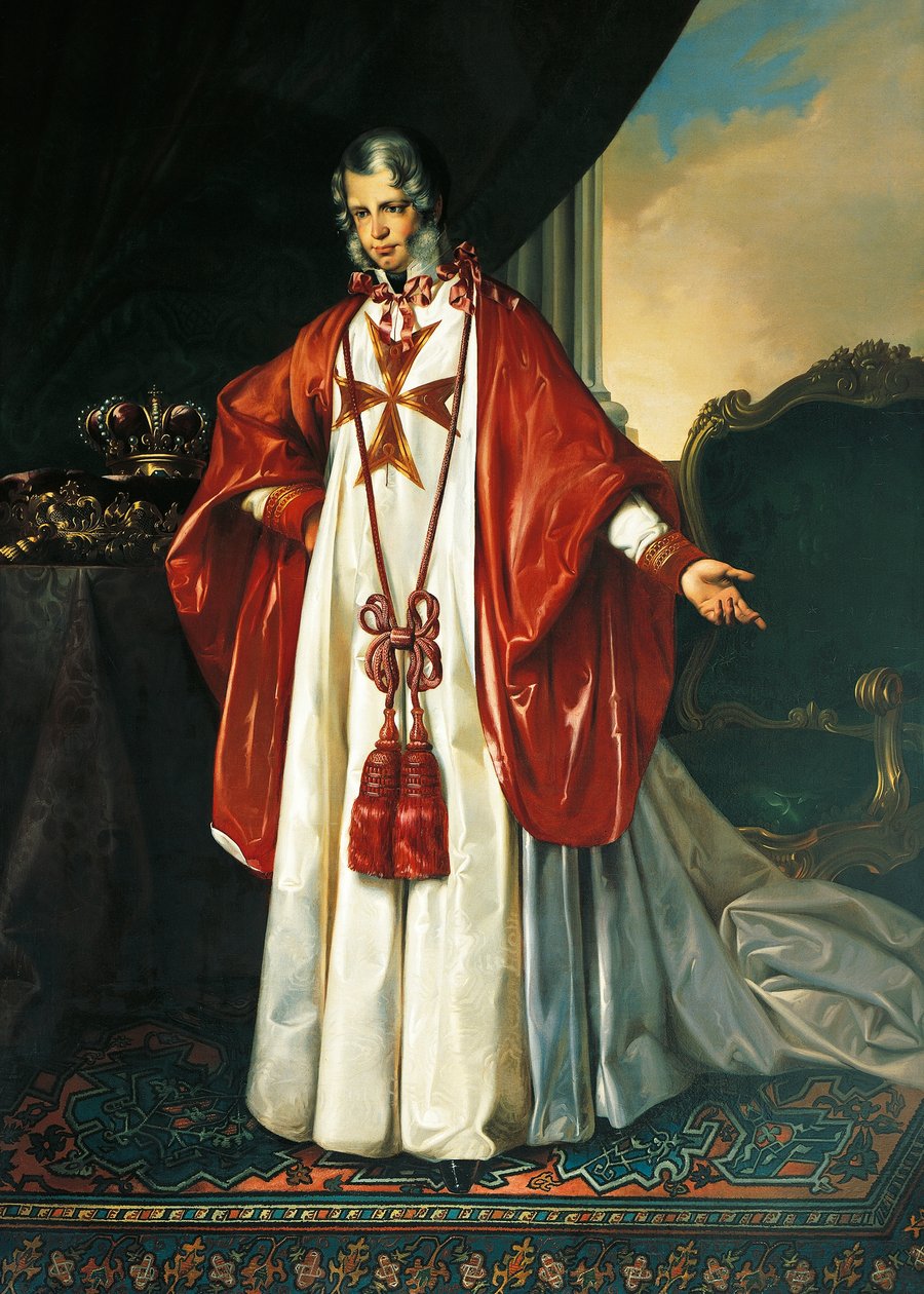 II. Lipót, Toszkána nagyhercegének portréja (Firenze alkotó: Giuseppe Bezzuoli