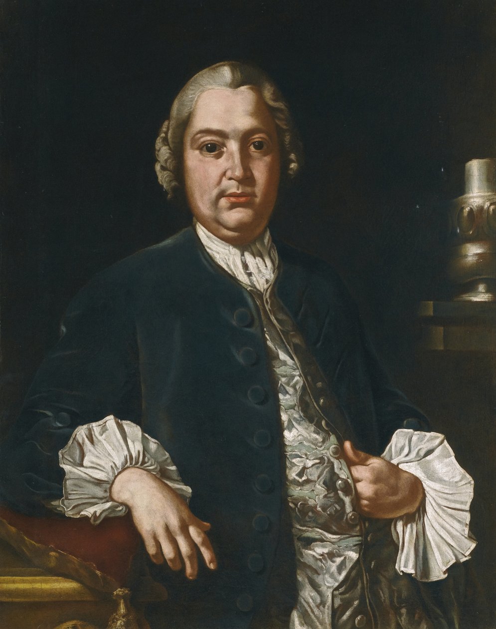 Niccolò Jommelli zeneszerző portréja 1714-1774 alkotó: Giuseppe Bonito