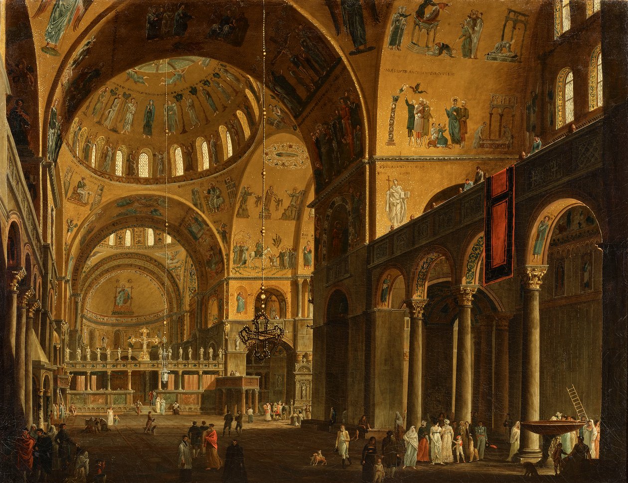 San Marco belseje alkotó: Giuseppe Borsato