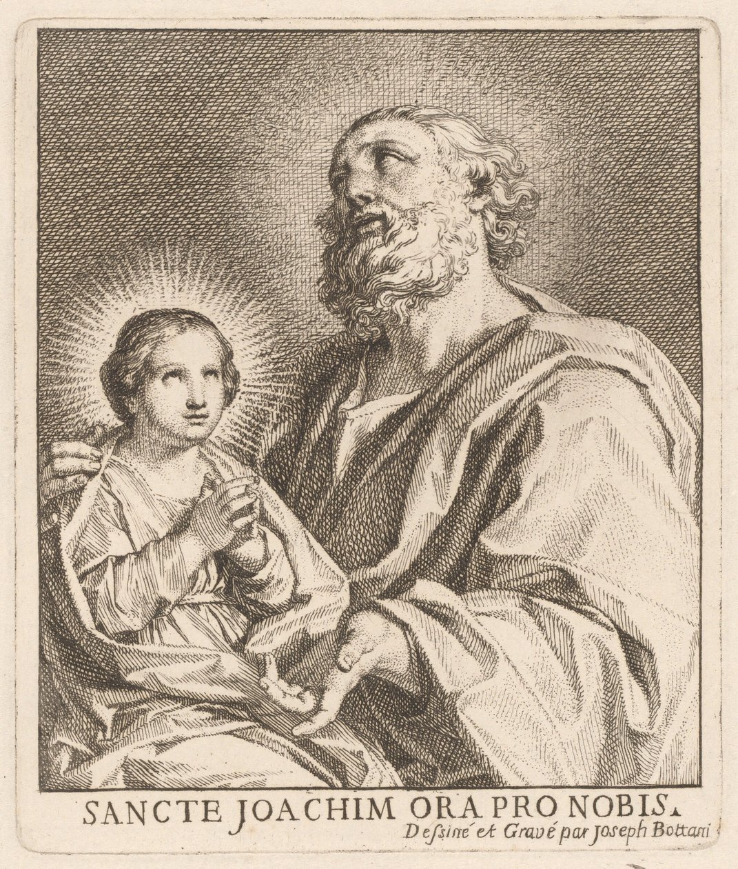 Szent Joachim és a Kisded Szűz Mária alkotó: Giuseppe Bottani
