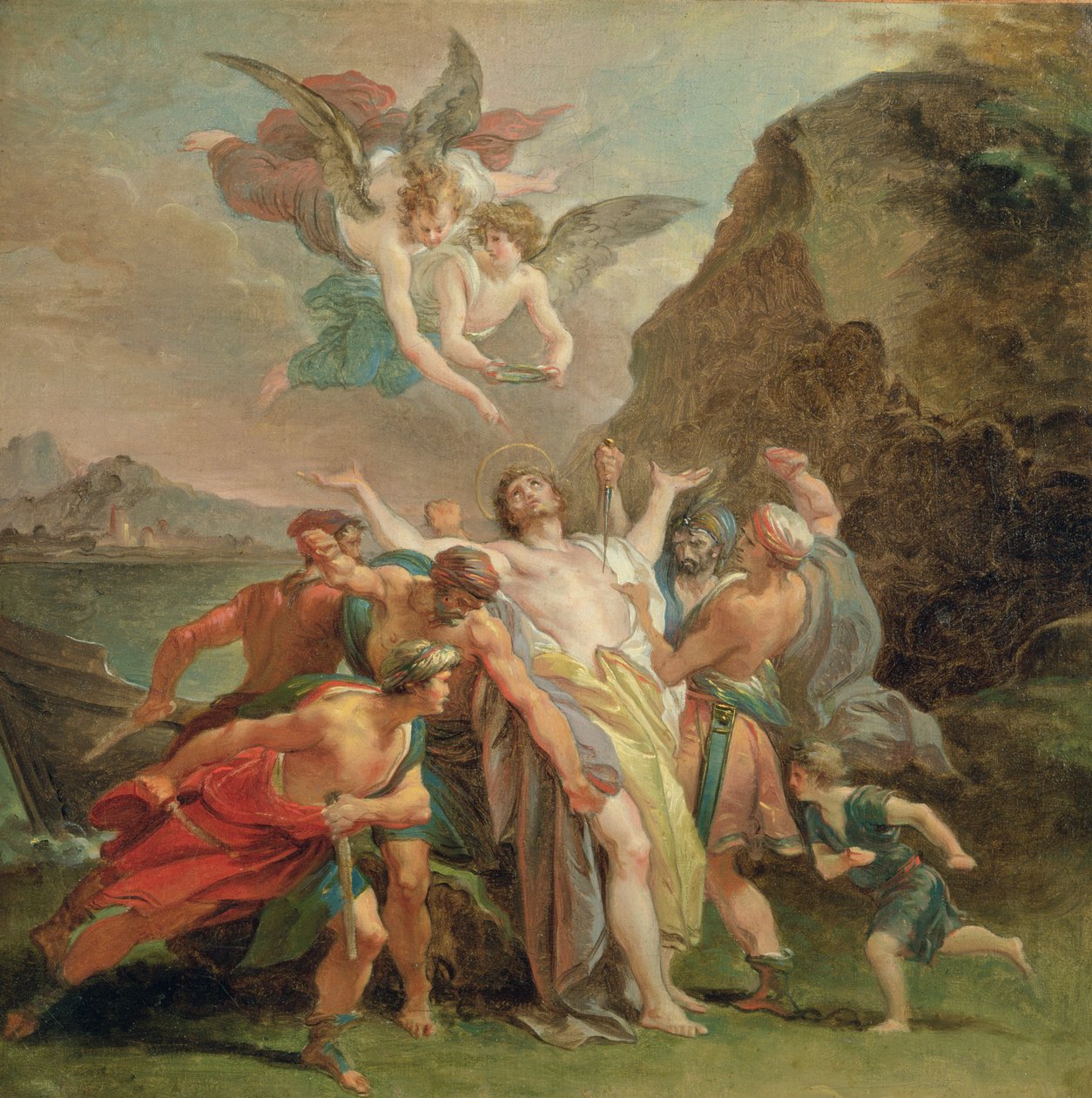 Boldog Signoretto Alliata mártíromsága, 1794-1796 körül (olaj, vászon) alkotó: Giuseppe Cades