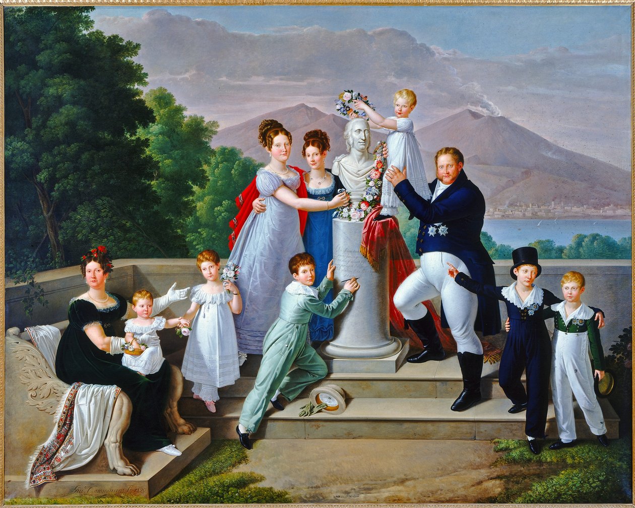 Olasz: I. Ferenc portréja I. Ferenc és családja alkotó: Giuseppe Cammarano