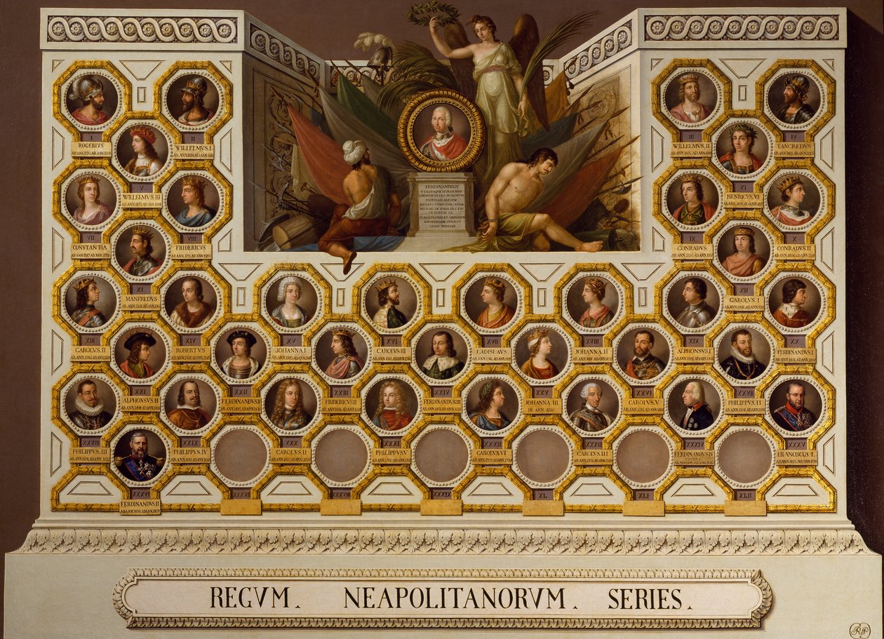Nápoly királya 1154 és 1859 között, Giuseppe Cammarano (1766-1859) által alkotó: Giuseppe Cammarano