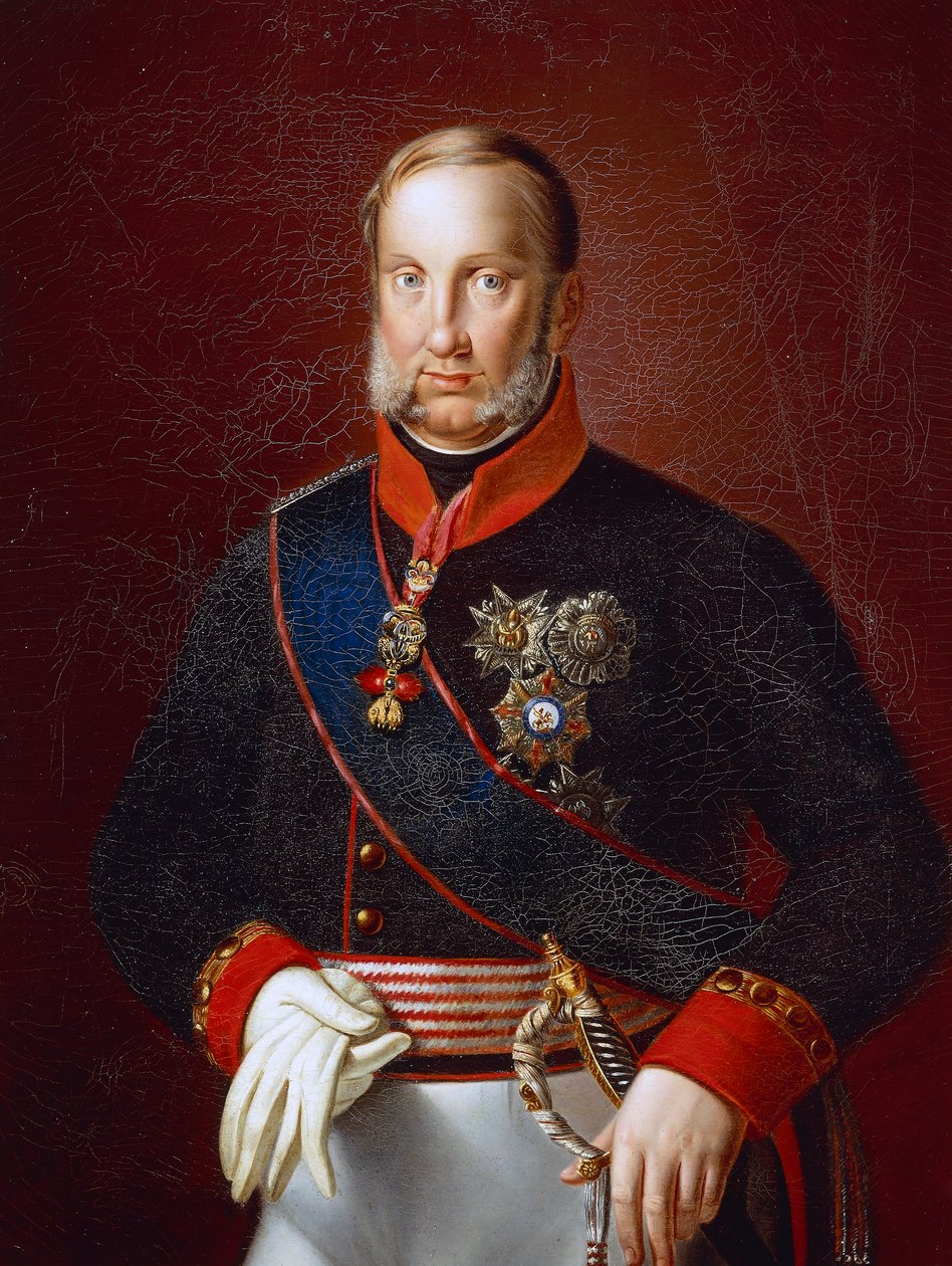 I. Ferenc két szicíliai portréja (Nápoly alkotó: Giuseppe Cammarano