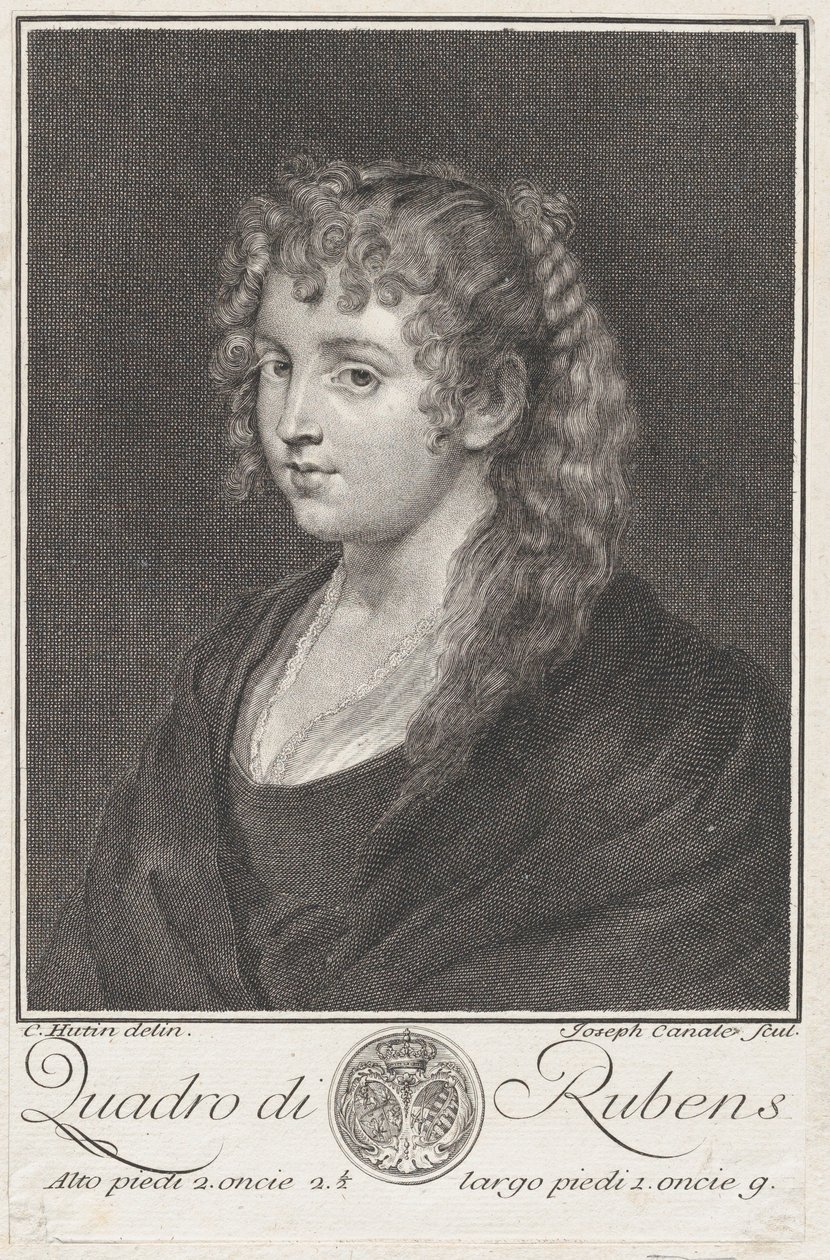 Egy fiatal nő portréja, kb. 1745-76. alkotó: Giuseppe Canale