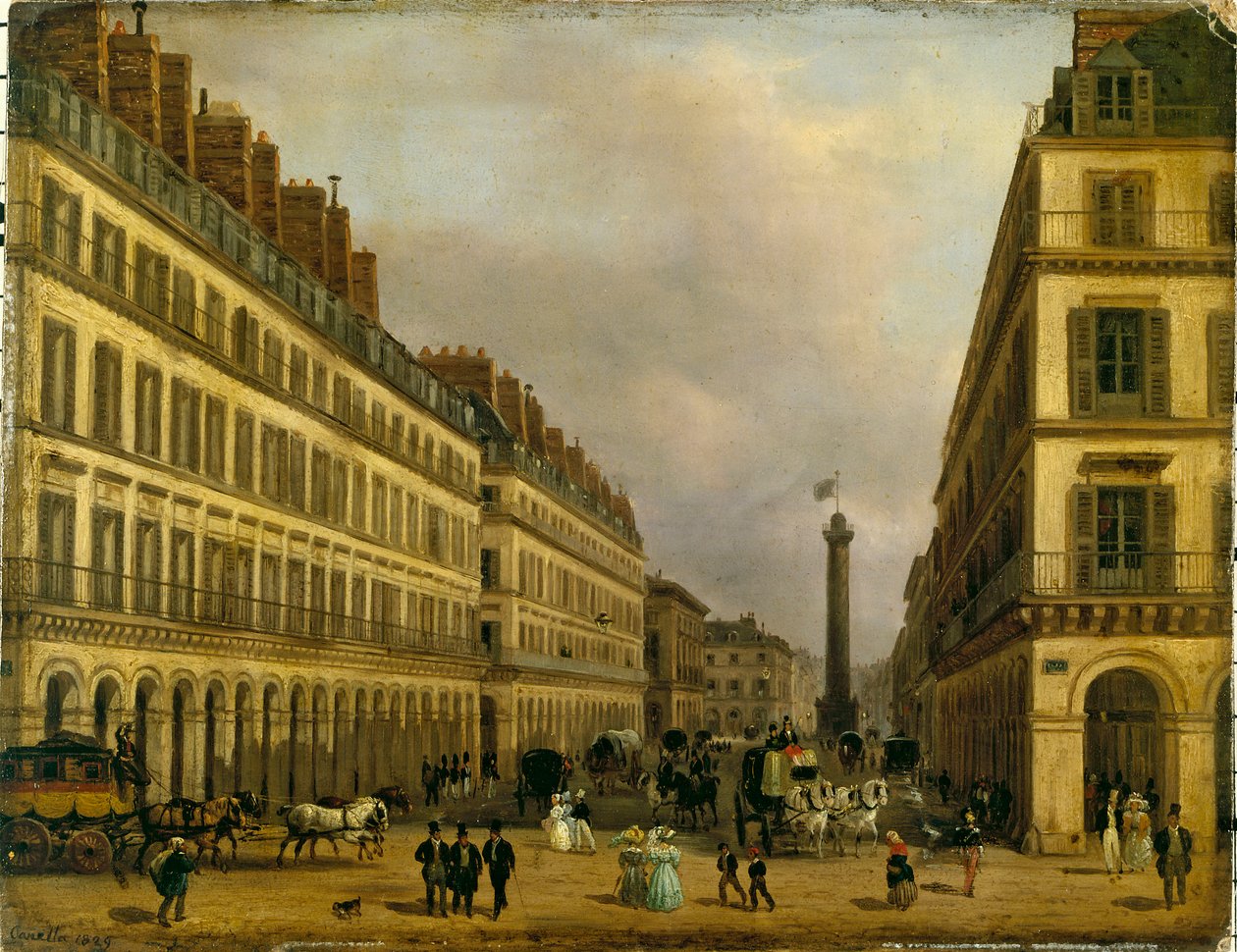 Francia: La rue de Castiglione alkotó: Giuseppe Canella