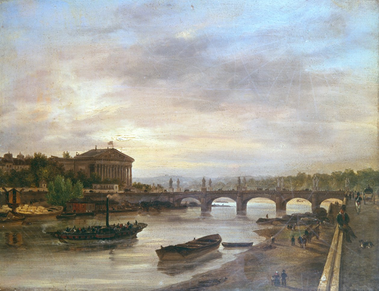 A St. Cloud hajója a Concorde előtt 1826-ban alkotó: Giuseppe Canella