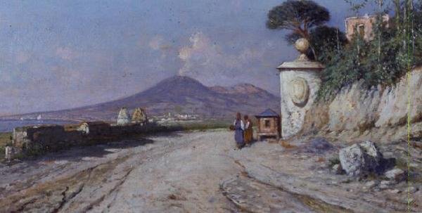 Pompei: (panel) alkotó: Giuseppe Carelli