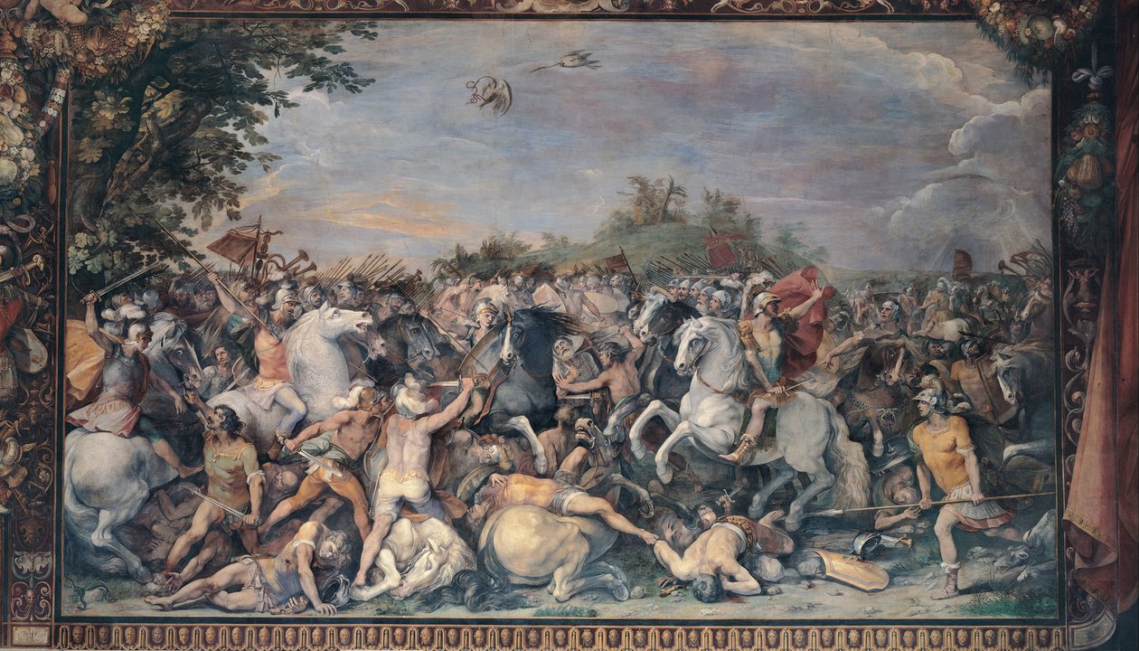 Csata Veii és Fidenae lakói ellen, 1598-1599 alkotó: Giuseppe Cesari