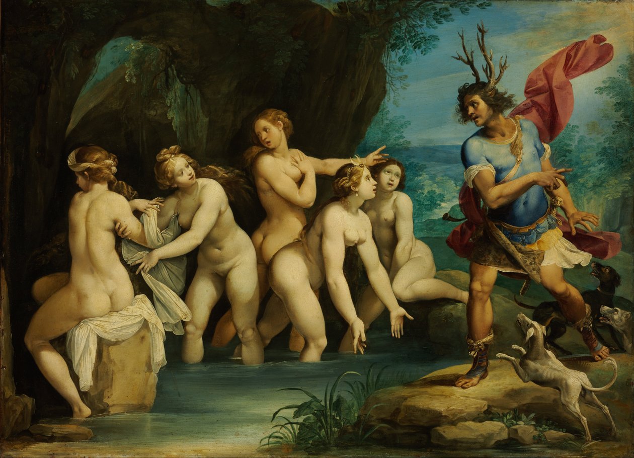 Diana és Actaeon alkotó: Giuseppe Cesari