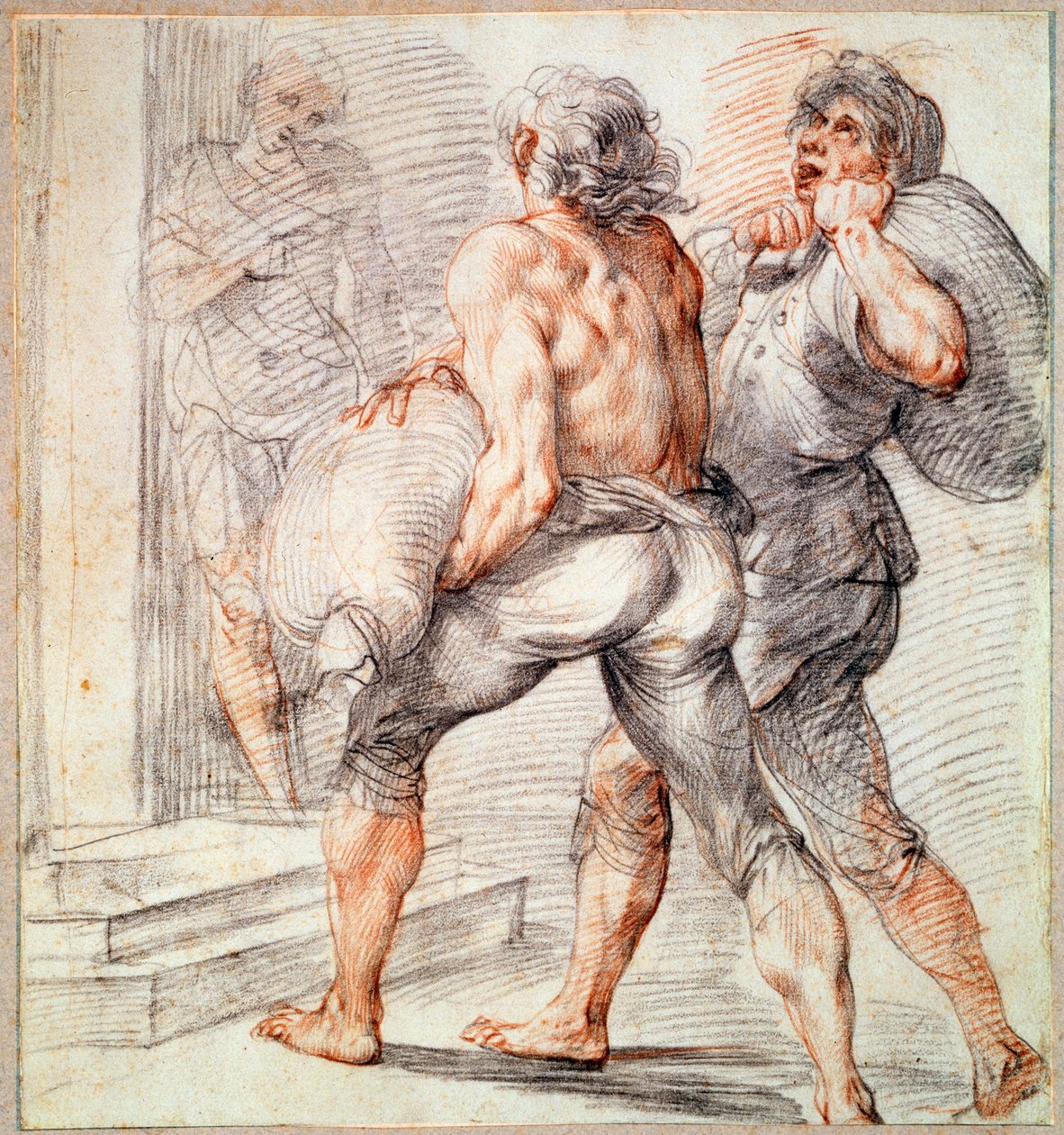 Tanulmány az adószedőkről, 1591-1593. alkotó: Giuseppe Cesari