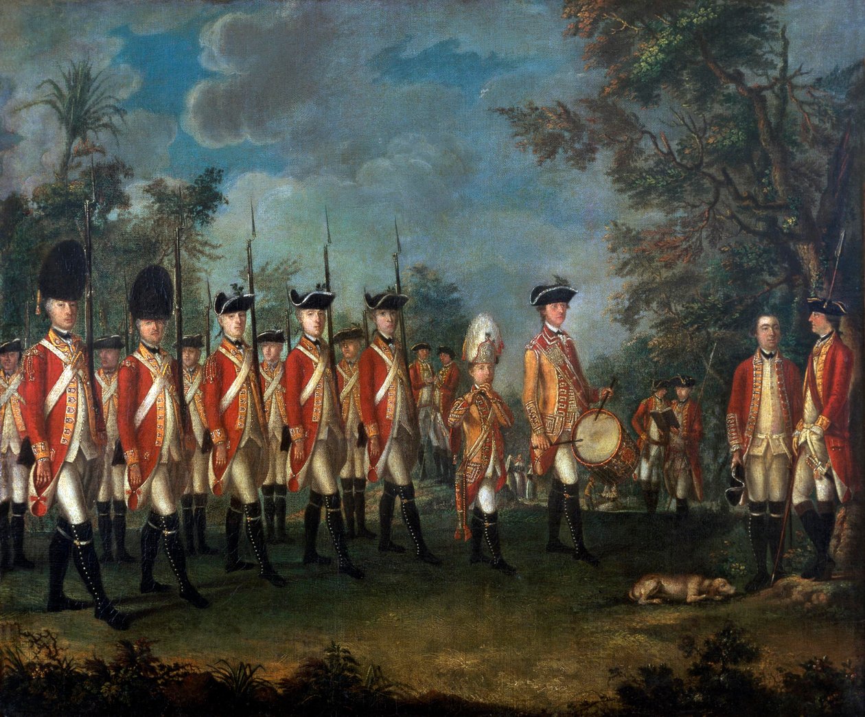 Lord George Lennox, a 25. gyalogezred ezredese, 1771 körül (olaj, vászon) alkotó: Giuseppe Chiesa