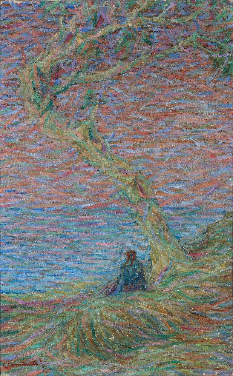Magány, 1915 körül alkotó: Giuseppe Cominetti