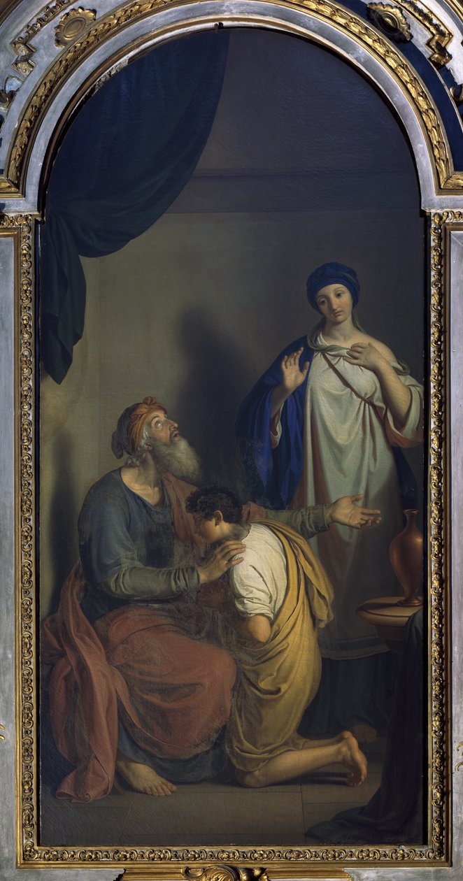 Izsák megáldja Jákóbot, Giuseppe Diotti alkotó: Giuseppe Diotti