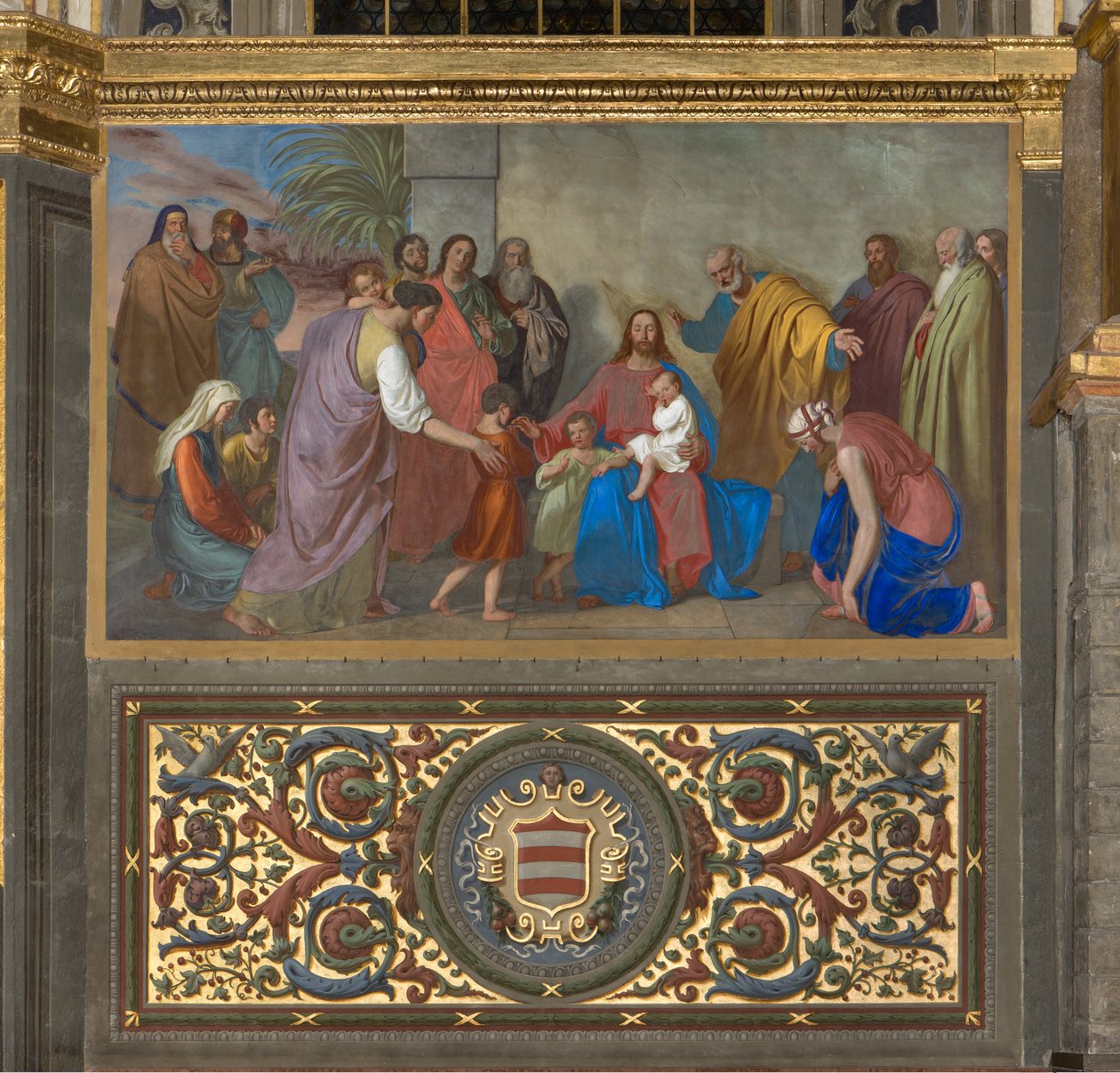 Presbitérium, Giueppe Diotti, Hagyd a gyerekeket 1833 alkotó: Giuseppe Diotti