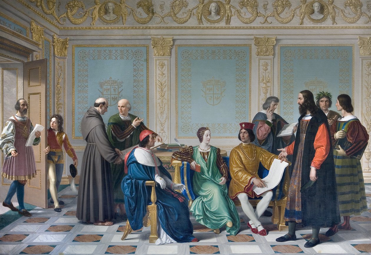 Ludovic Marie Sforza udvarának művészei, akik a More néven ismertek (Ludovico Maria Sforza detto il Moro alkotó: Giuseppe Diotti