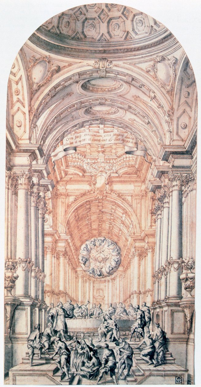 „Project design for the Gospel City”, 1716-1756 alkotó: Giuseppe Galli Bibiena