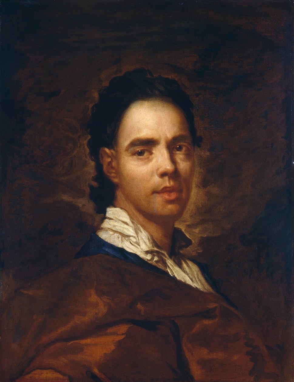 Fiatal férfi portréja, 1720 után. alkotó: Giuseppe Ghislandi