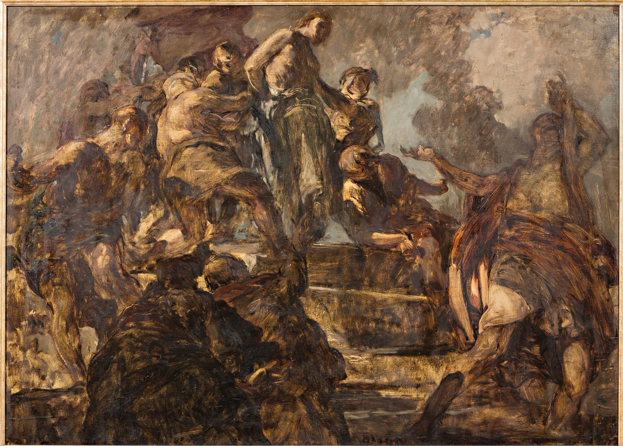 Cristo deriso (olaj rétegelt lemezre) alkotó: Giuseppe Graziosi