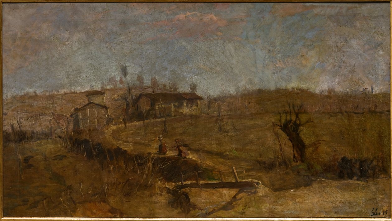 Savignano tája alkotó: Giuseppe Graziosi