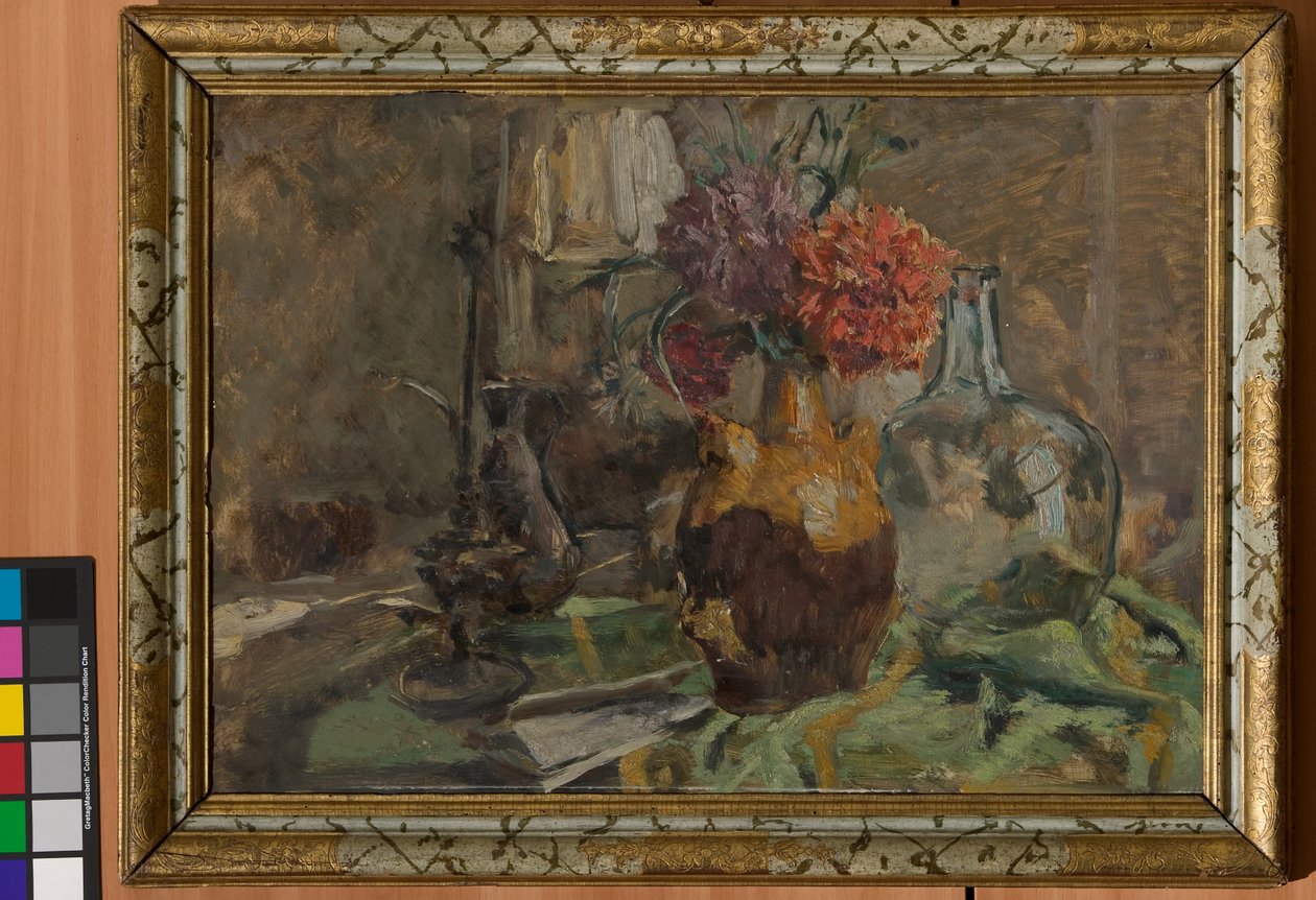 Csendélet (olaj rétegelt lemezre) alkotó: Giuseppe Graziosi
