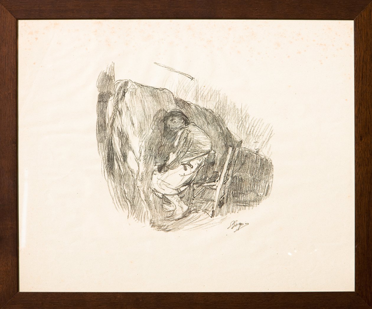 A fejés (litográfia) alkotó: Giuseppe Graziosi