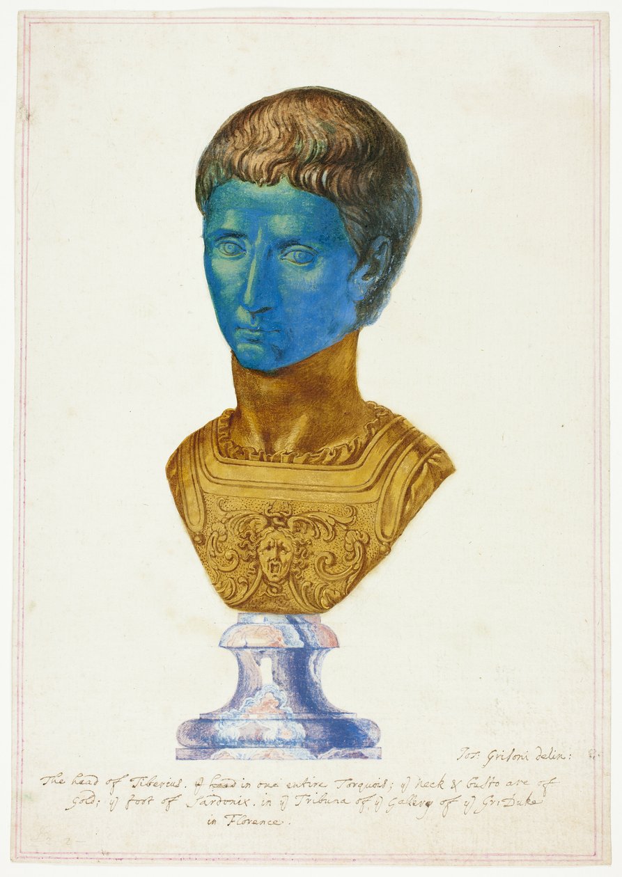 Tiberius feje alkotó: Giuseppe Grisoni