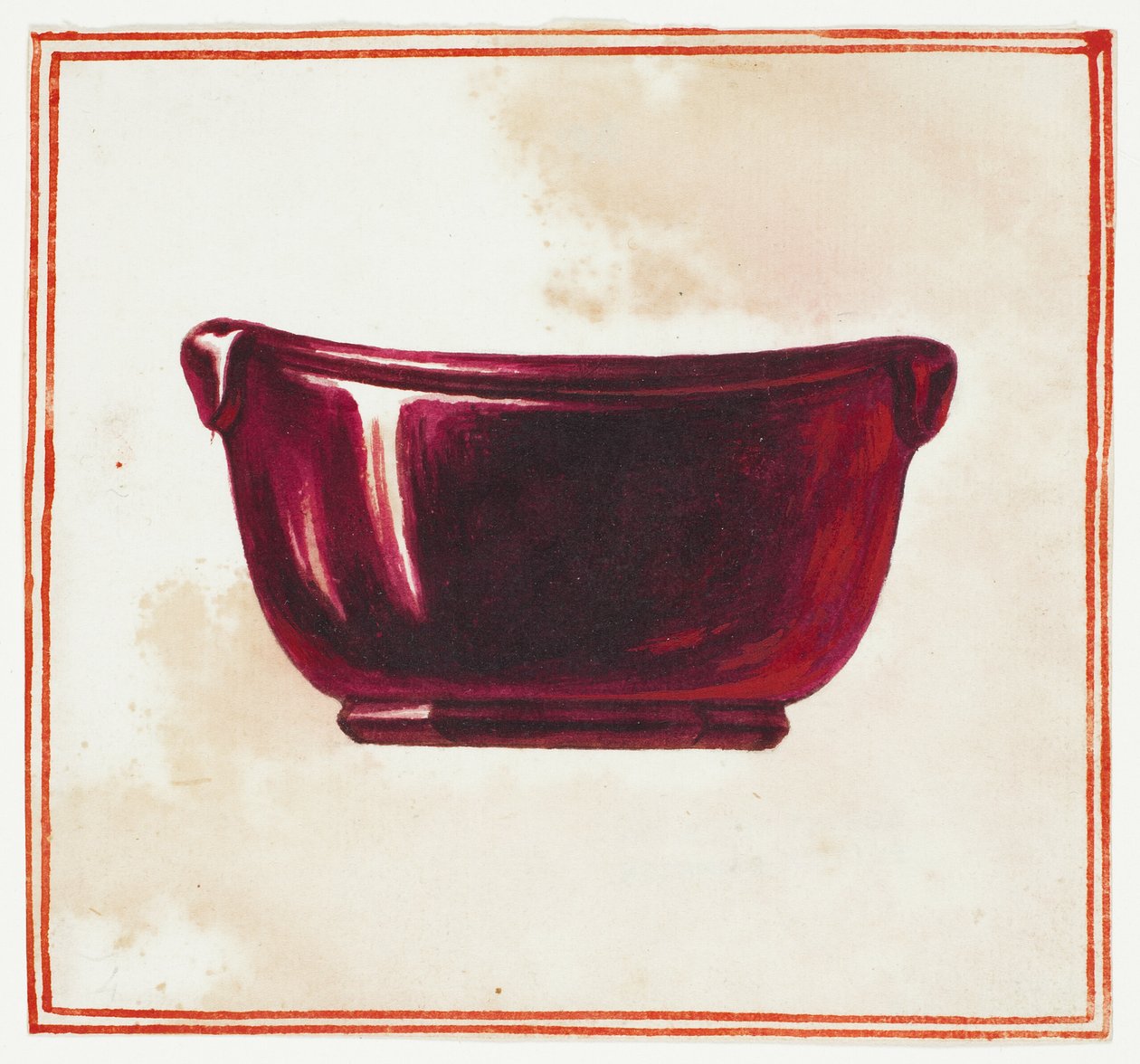 Lila tál alkotó: Giuseppe Grisoni