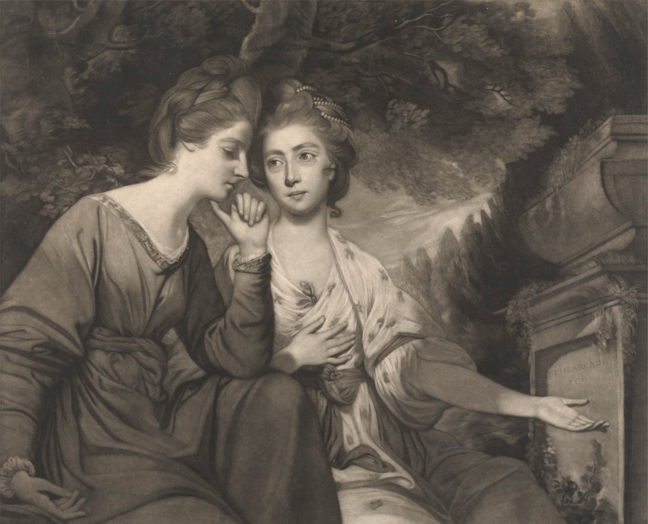 Mrs. Harriet Bouverie és Mrs. Frances Ann Crewe alkotó: Giuseppe Marchi