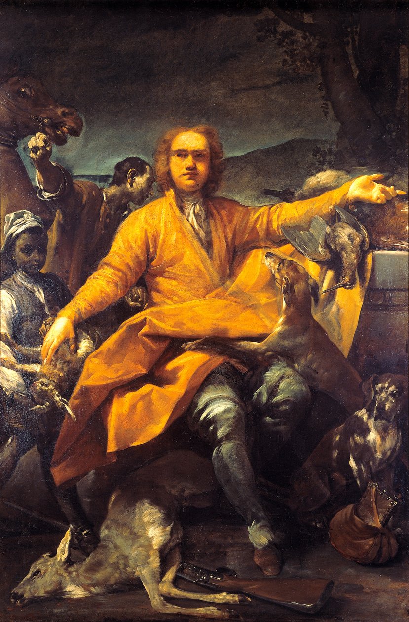 Vadász portréja, Giuseppe Maria Crespi (1665-1747) alkotó: Giuseppe Maria (1665 1747) Crespi