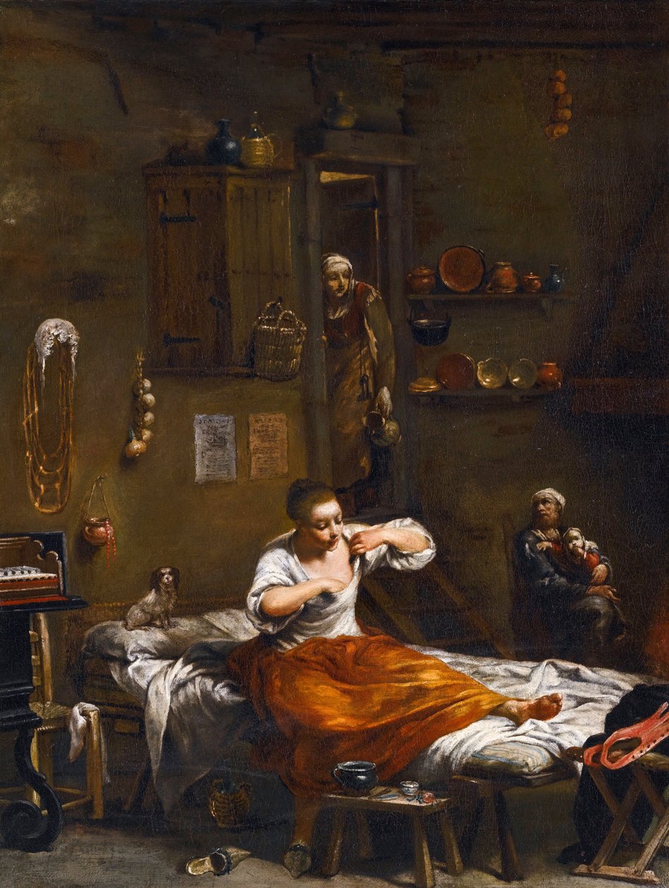 A bolhavadászat a Crespi mellett alkotó: Giuseppe Maria Crespi
