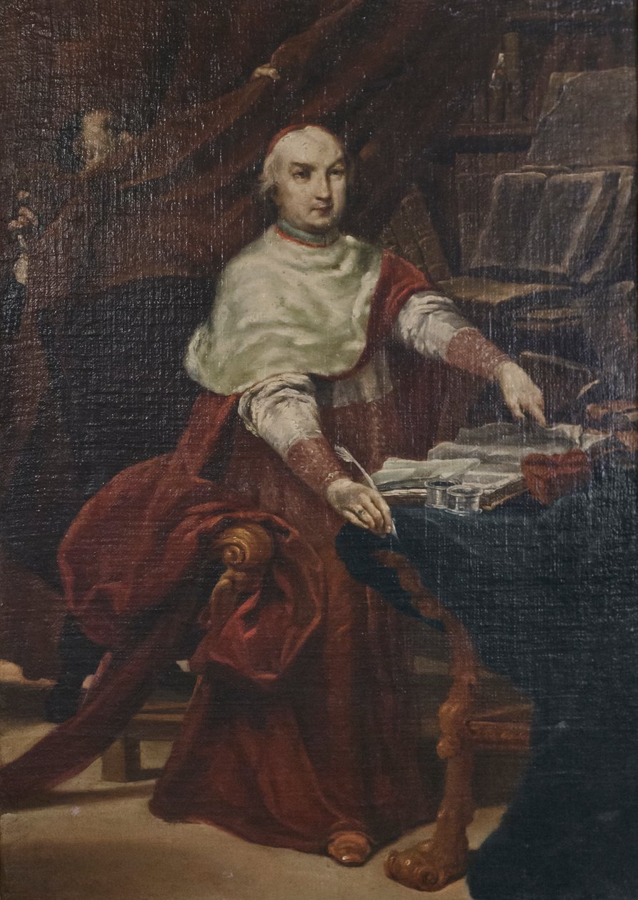 Prospero Lambertini bíboros portréja alkotó: Giuseppe Maria (1665 1747) Crespi