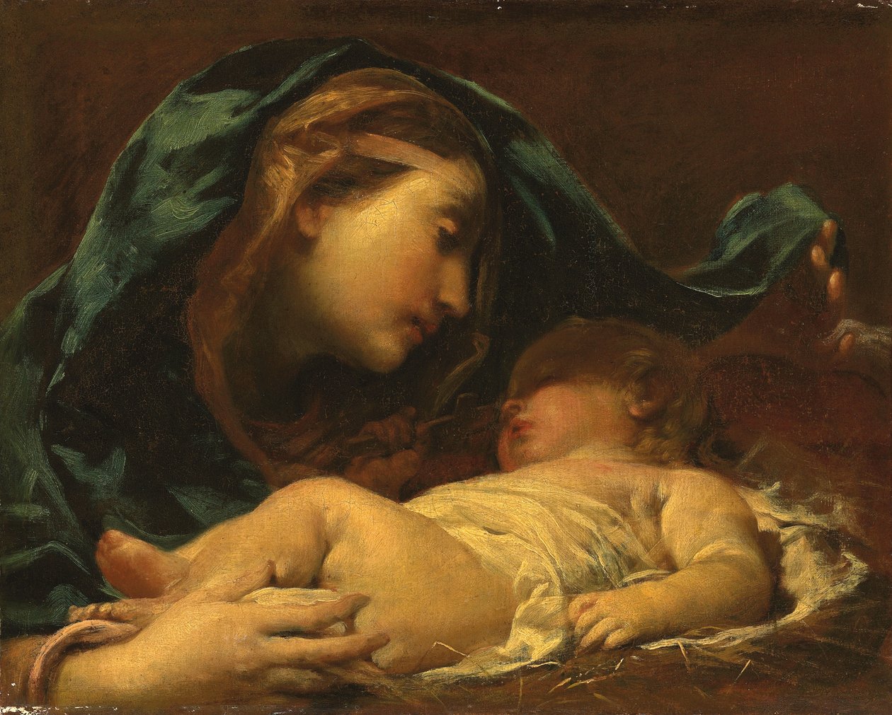 Madonna és gyermeke alkotó: Giuseppe Maria Crespi