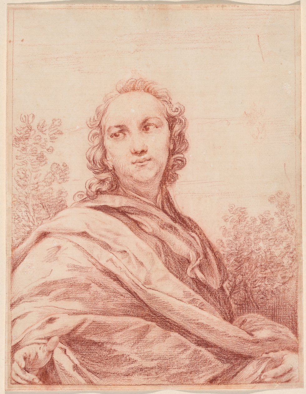 Férfi portréja alkotó: Giuseppe Maria Crespi