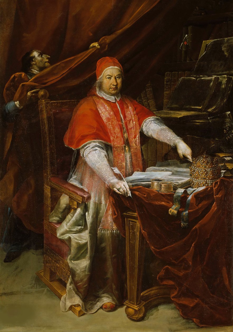 XIV. Benedek pápa portréja 1675-1758, 1740. alkotó: Giuseppe Maria Crespi