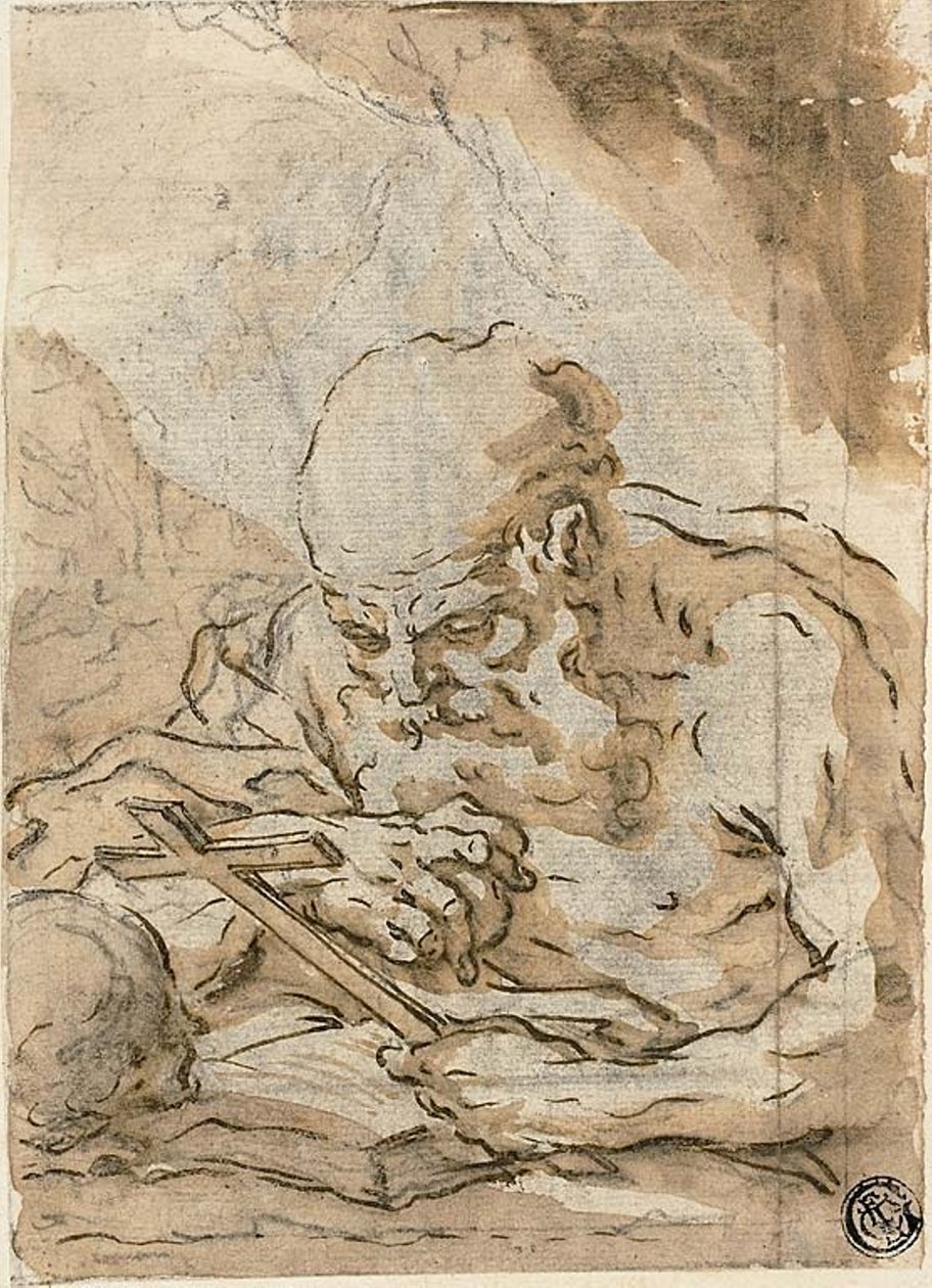Szent Jeromos alkotó: Giuseppe Maria Crespi