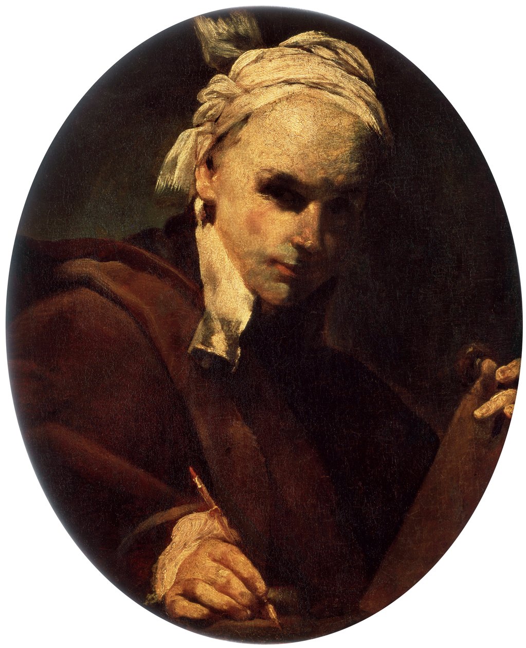 Önarckép, c1700. alkotó: Giuseppe Maria Crespi